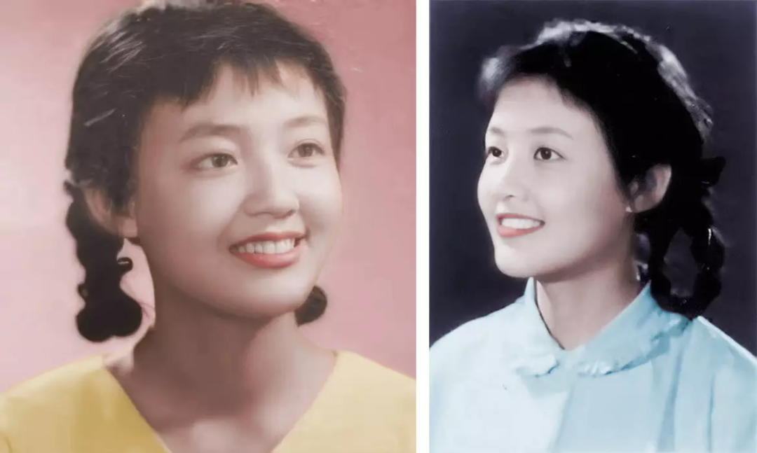 汪小菲的妈妈张兰年轻时有多美？我用PS修复旧照片后发现她并不输大S！