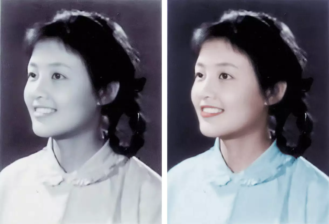 汪小菲的妈妈张兰年轻时有多美？我用PS修复旧照片后发现她并不输大S！