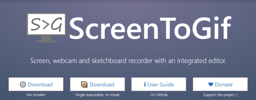 电脑软件：最好用的Gif动图制作工具——ScreenToGif（附下载地址）