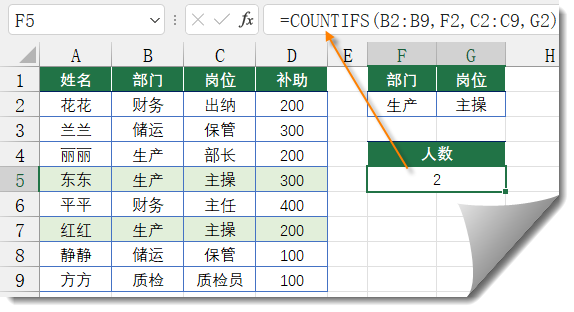 一组Excel多条件统计公式，收藏备用